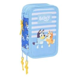 Safta Plumier Escolar Triple 37 Piezas Bluey Let's Play 195x125x55 mm