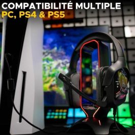 Auriculares para juegos con cable - The G-Lab - KORP COBALT 7.1 - Sonido envolvente 7.1 - USB - RGB