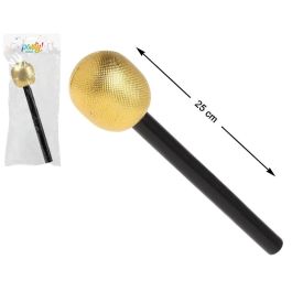 Micrófono de Juguete Dorado para Disfraz de Cantante, Artista o Estrella del Pop - 25 cm Precio: 0.95000004. SKU: B12Y7YZ2LC