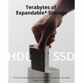 Eufy HomeBase 3 Estación Central Inteligente de Seguridad con IA BionicMind, Almacenamiento Ampliable hasta 16TB y Detector de Rostro, Blanco