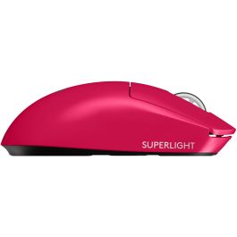 Logitech PRO X Superlight 2 Mouse Gaming Óptico Inalámbrico 2.4 GHz 32000 DPI Rosa con Receptor Lightspeed