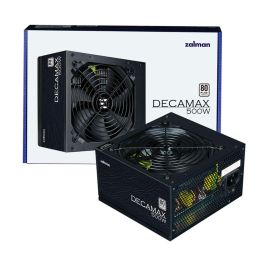 Zalman Decamax Fuente de Alimentación PC 500W ATX 80 PLUS Negra