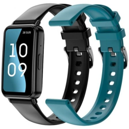 SPC 9654N Smartwatch Duo Fit Negro Oscuro con Llamadas Bluetooth, Frecuencia Cardíaca, Oxímetro, AMOLED 1.47", IP68, 8 Días Batería, 2 Correas Precio: 41.50000041. SKU: B1CV443CQM