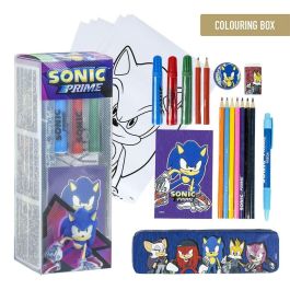 Set papelería coloreable sonic prime 11.0 x 24.0 x 9.5 cm Set papelería coloreable sonic prime 11.0 x 24.0 x 9.5 cm
