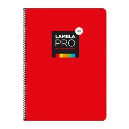 Lamela Bloc Tapa Extra Dura Fº 100H Cuadrovia 4 Mm Rojo (5 Colores En Banda) (Set de 5) Precio: 38.50000022. SKU: B155M7GPSV