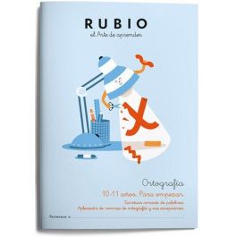 Rubio Cuaderno de Ortografía 5 - Aprende a escribir con actividades lúdicas, diptongos, triptongos, hiatos y numerales hasta el 1.000 Precio: 4.59000048. SKU: B1AQ92GCTL