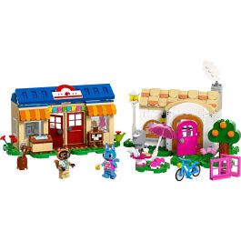 Lego 77050 Animal Crossing MiniNook y Casa de Minina con Minifiguras de Tom Nook y Minina