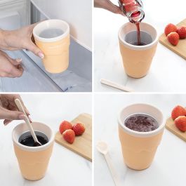 Vaso para hacer helados y granizados, capacidad 150 ml. innovagoods