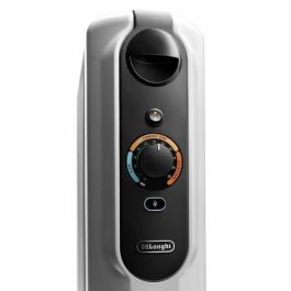 DELONGHI DEL8004399021501 Radiador de Aceite 1500W Móvil para Hasta 45m² con Función Antihielo Gris
