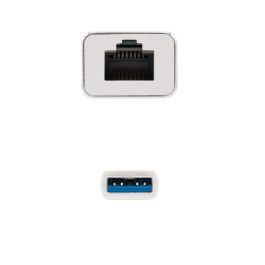 Adaptador USB 3.0 - RJ45 Nanocable 10.03.0401/ 1000Mbps Adaptador USB 3.0 - RJ45 Nanocable 10.03.0401/ 1000Mbps