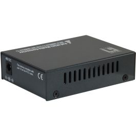 LevelOne GVT-2012 Convertidor Gigabit Ethernet 10/100/1000T a 1000SX PoE con SFP - Fibra Óptica Monomodo/Multimodo