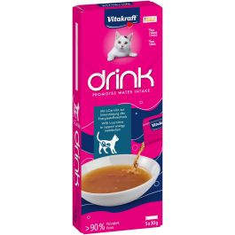 Vitakraft Vita Drink Salmón L-Carnitina Snacks Líquidos Gato 9x5x30gr Precio: 35.6829. SKU: B18EDEY8DM