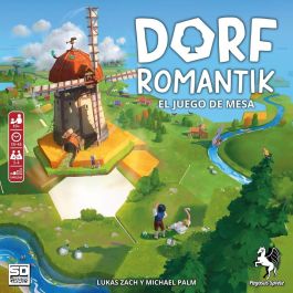 SD GAMES Juego de Mesa Dorfromantik Español - 1-4 Jugadores, Edad +8 Años, Estrategia Familiar y Relax