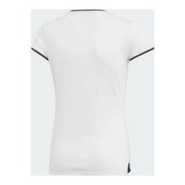 Camiseta de Manga Corta Infantil Adidas CLUB TEE DU2464 Blanco Poliéster