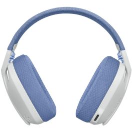Logitech Auriculares G435 Gaming Inalámbricos Bluetooth/LIGHTSPEED, Sonido Envolvente, Micrófono Integrado, Blanco