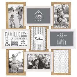 Home Deco Factory Marco 9 Fotos Madera y Blanco para 9 fotos de 10x15 cm Precio: 14.69000016. SKU: B13J953VYQ