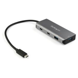 StarTech USB C Hub de 4 Puertos, 2x USB-A y 2x USB-C, USB 3.2 Gen 2 SuperSpeed de 10Gbps, Alimentado por Bus, Cable de 25cm, Negro/Gris, Aluminio Precio: 94.98999972. SKU: S55058864