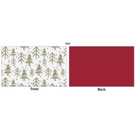 DKD Home Decor Individual de Navidad Alpina Poliéster con Árboles Verde y Blanco 30x45 cm Precio: 2.8900003. SKU: B1HRXKV35L