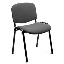 Unisit Silla Confidente Tapizada Gris - Asiento de Visita 4 Patas con Apoyabrazos Opcionales Precio: 44.68999964. SKU: B198HEMQ82