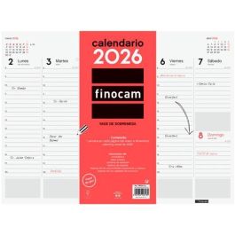 Finocam Vade Calendario Sobremesa Encolado 420x310 mm Svv Neutro 2026 Planificación Semanal con Notas y Fases Lunares Precio: 12.89000053. SKU: B1HPMXXQRA