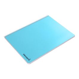 Cuaderno Espiral Liderpapel Folio Smart Tapa Blanda 80H 60 gr Pauta 3,5 mm Con Margen Colores Surtidos 10 unidades