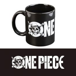 ERIK Taza de Cerámica Logo One Piece 350ml Apta para Lavavajillas y Microondas