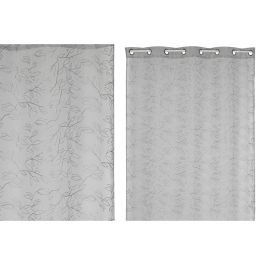 Cortina Urban DKD Home Decor Gris Claro 260 x 140 cm