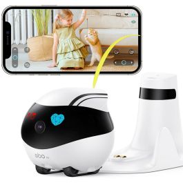 Enabot EBO Air - Robot para Mascotas con Cámara 1080p, Seguimiento por IA y LiDAR, Control por App Precio: 180.50000034. SKU: B1EG6QVNXE
