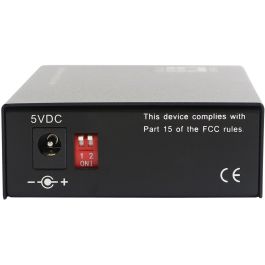 LevelOne GVT-2003 Convertidor de Medios Ethernet Gigabit 10/100/1000Base-T a Fibra ST, Compatible con IEEE 802.3x Flow Control