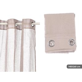 Giftdecor Cortina Gris Transparente, 140x260 cm, 95% Poliéster 5% Lino (6 Unidades) Precio: 40.98999993. SKU: B127NLNEFV