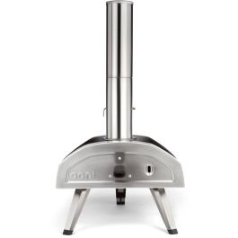 Ooni UU-P0AD00 Horno de Pizza Exterior, Acero Satinado Negro, 500 °C