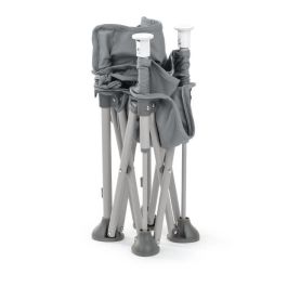 Bright Starts BRI17198 Asiento elevador Pop 'N Sit, ultracompacto, plegable, con tableta extraíble y bolsa de transporte