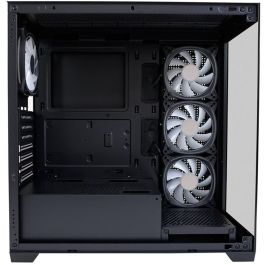 LC-Power LC-715B-ON Midi Tower PC Negra ATX/micro ATX/Mini-ITX con Ventana Lateral de Vidrio Templado y RGB para Juego