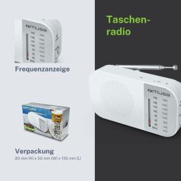 Radio Muse M-025 RW Blanco (Blanco) Caja De Regalo (Caja De Regalo)
