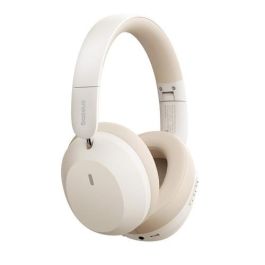 BASEUS BASS 35 MAX Auriculares Inalámbricos y Cable Bluetooth 5.3, 50h, Beige