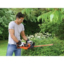 Black + Decker GTC18452PC Cortacésped Inalámbrico 18V 2Ah 45cm con tecnología Powercommand y E-drive