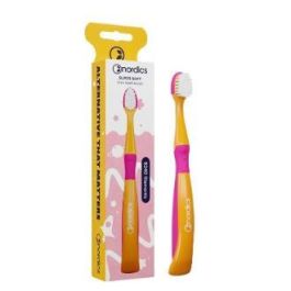 NORDICS ORAL CARE Cepillo Dental Niños 9.240 Sirena Naranja - Filamentos Ultrasuaves 0,08mm, Mango Silicona y PLA, Sostenible Precio: 4.49999968. SKU: B137QAY8J9