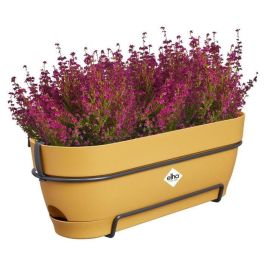 Elho ELH8711904522414 Plantador Rectangular Vibia de Plástico Ø50 Miel Amarilla
