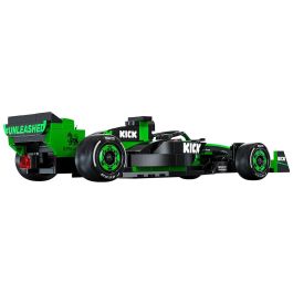 DEQUBE C55032W - Coche Kick Sauber F1 Team C44 de Zhou Guanyu 1:24 - Maqueta de 314 Piezas Licencia CADA