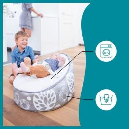 Babymoov Doomoo Nid - Baby Transat - Evolutif y multifunción Pouf del nacimiento - Flor de plata Babymoov Doomoo Nid - Baby Transat - Evolutif y multifunción Pouf del nacimiento - Flor de plata