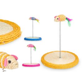 Rascador Raton Cuerda Muelle Surtidos Colores Mascow 19X24CM (12 Unidades) Precio: 45.8900002. SKU: B1B3NE5PPF