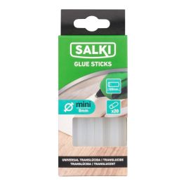 Salki Barra de Cola Termofusible Uso Universal Translúcida Ø 8 x 120 mm Blíster 20 uds