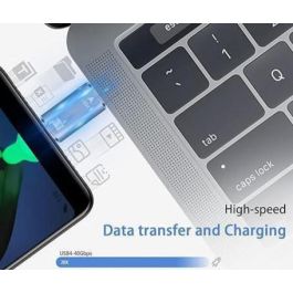 MicroConnect USB-C male-male adapter, 240W, 40Gbps, USB4 Gen 3x2 MicroConnect USB-C male-male adapter, 240W, 40Gbps, USB4 Gen 3x2