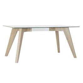 Mesa de Comedor DKD Home Decor Cristal Gris Transparente Madera MDF (160 x 90 x 75 cm) Precio: 258.50000044. SKU: S3033985