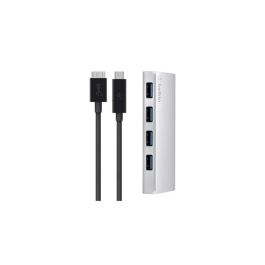 Belkin F4U088VF Hub USB-C 4 Puertos USB-A 3.0 Plata Precio: 43.49999973. SKU: S7740583
