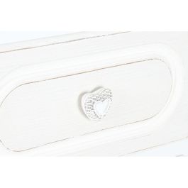Comoda Romantico DKD Home Decor Blanco Beige 42 x 105 x 80 cm Comoda Romantico DKD Home Decor Blanco Beige 42 x 105 x 80 cm