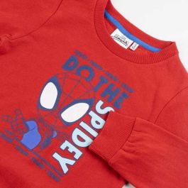 Cerdá Chándal Spidey Algodón Brushed para Niños 5 Años - Rojo