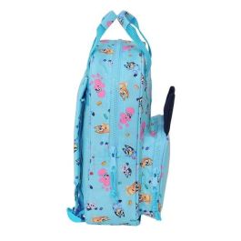 Mochila Escolar Bluey Azul cielo 20 x 28 x 8 cm