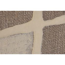 DKD Home Decor Cuadro Scandi Beige Blanco 4.5 x 123 x 83 cm (2 Unidades)