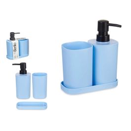 Set 3 Pzs Baño Plastico Azul Berilo 14X17CM (12 Unidades) Precio: 36.49999969. SKU: B1BXV2QXLN
